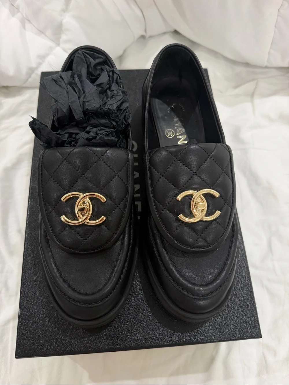Chanel CC Loafers